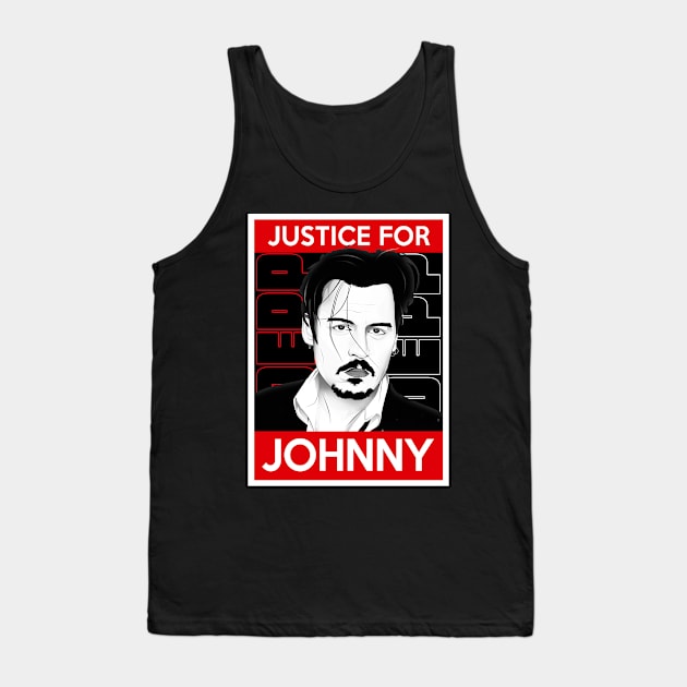 Justice for Johnny Depp Tank Top by ActiveNerd